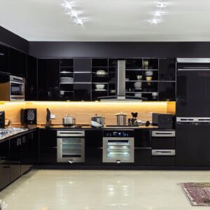 kitchenset hpl hitam